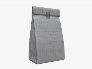 craft paper package 01 3D Model