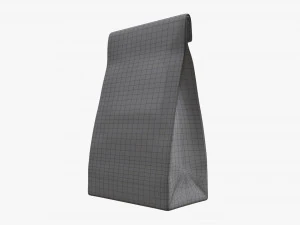 craft paper package 01 3D Model
