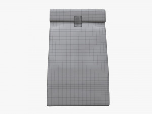 craft paper package 01 3D Model