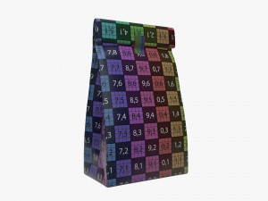 craft paper package 01 3D Model