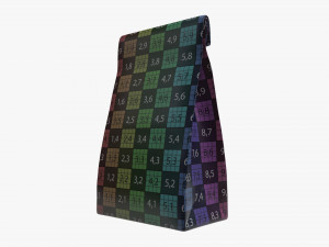 craft paper package 01 3D Model