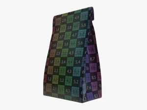 craft paper package 01 3D Model