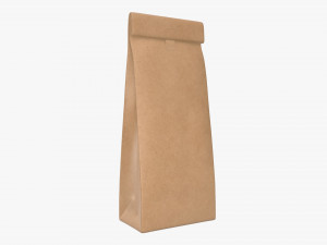 craft paper package 02 3D 모델