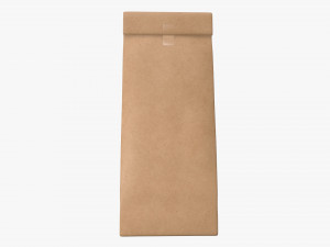 craft paper package 02 Model 3D