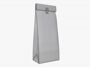 craft paper package 02 Model 3D