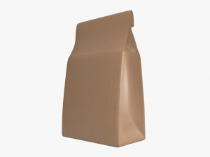 craft paper package 03 Modelo 3D