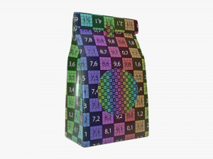 craft paper package 03 Modelo 3D