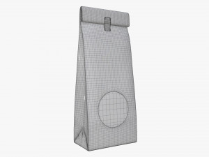 craft paper package 04 3D Model