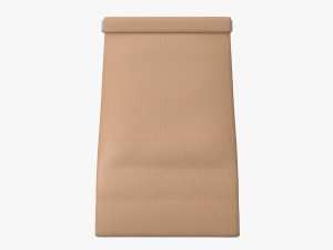 craft paper package 05 3D Model