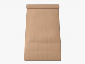 craft paper package 05 3D Model