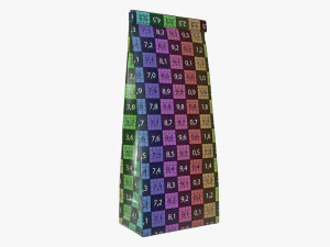 craft paper package 06 3D Model