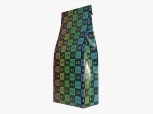 craft paper package 08 3D Model