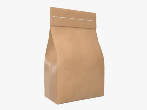kraft kağıt paketi 09 3D Model