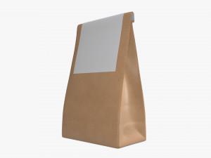 craft paper package 11 3D-Modell