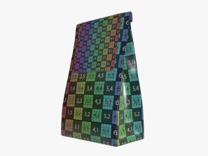 craft paper package 11 3D-Modell