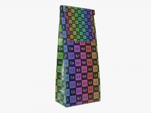craft paper package 12 3D Model