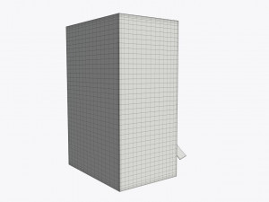closed tea box with tea bag 3D 모델