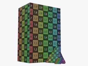closed tea box with tea bag 3D 모델