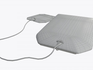 tea bag with label 04 Model 3D
