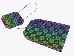 tea bag with label 05 3D Model