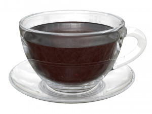 tea cup with saucer Modello 3D