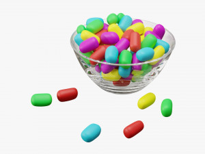 candies snack 3D Model
