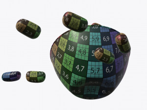 candies snack 3D Модель