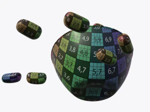 cukierkowa przekąska Model 3D