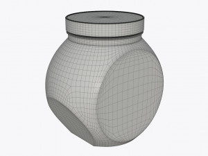 gumballs in a jar 01 3D 모델