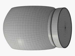 gumballs in a jar 02 Model 3D