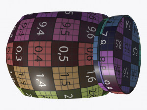 gumballs in a jar 02 Model 3D