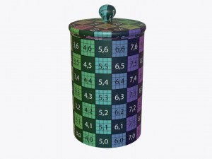 jar full of almonds Model 3D