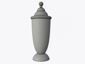 jar with jelly beans 04 Modelo 3D