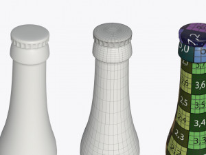 beer bottle 04 3D Модель