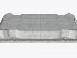 egg plastic package 10 eggs v2 Model 3D