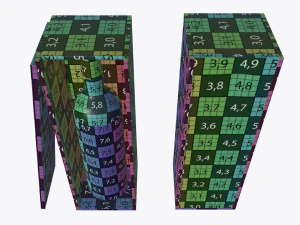 wine bottle with wooden box 3D Model