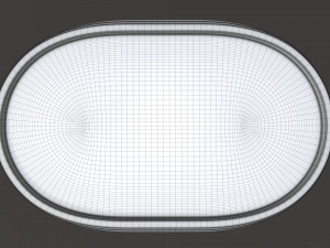 margarine oval package 01 Model 3D