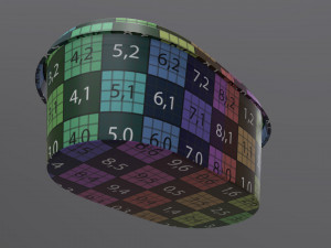 margarine oval package 01 Model 3D