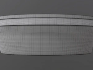 margarine oval package 02 3D Model