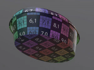 margarine oval package 02 3D Model