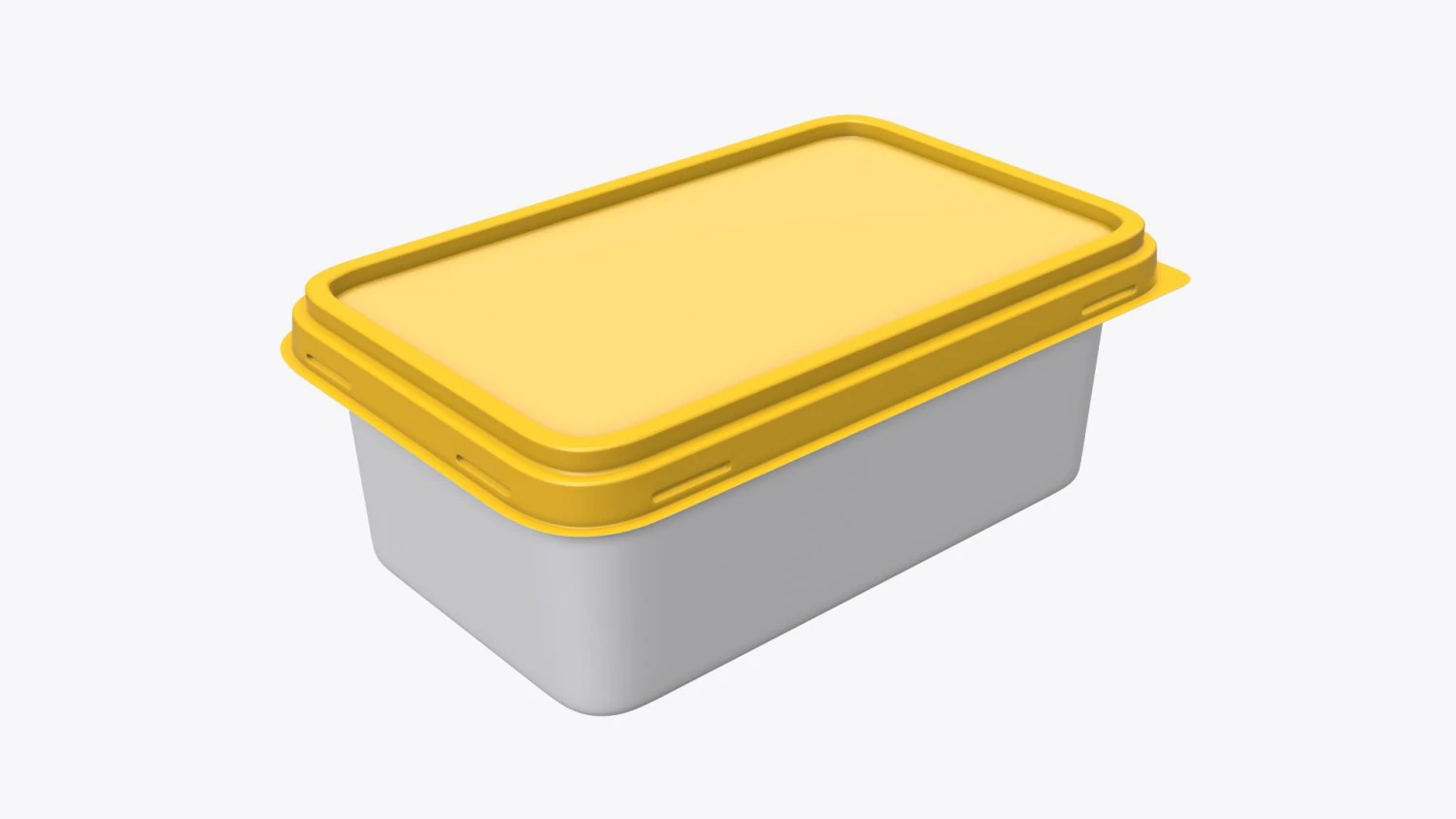 margarine rectangular package 01 3D Model .c4d .max .obj .3ds .fbx .stl .blend 