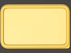 margarine rectangular package 01 3D Model