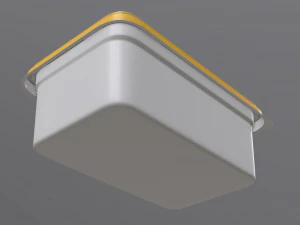margarine rectangular package 01 3D Model