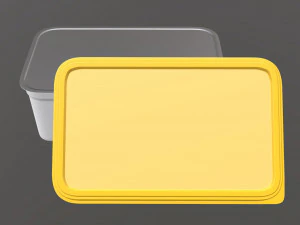 margarine rectangular package 02 3D Model
