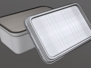 margarine rectangular package 02 3D Model