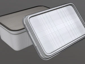 margarine rectangular package 02 3D Model