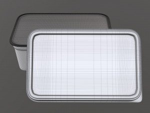 margarine rectangular package 02 3D Model
