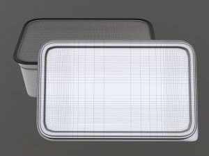 margarine rectangular package 02 3D Model