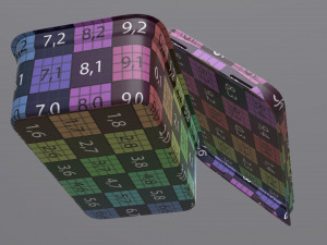 margarine rectangular package 02 3D Model