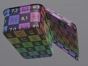 margarine rectangular package 02 3D Model